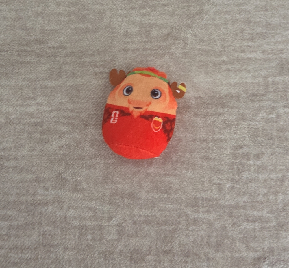 Cute stuffy reindeer.